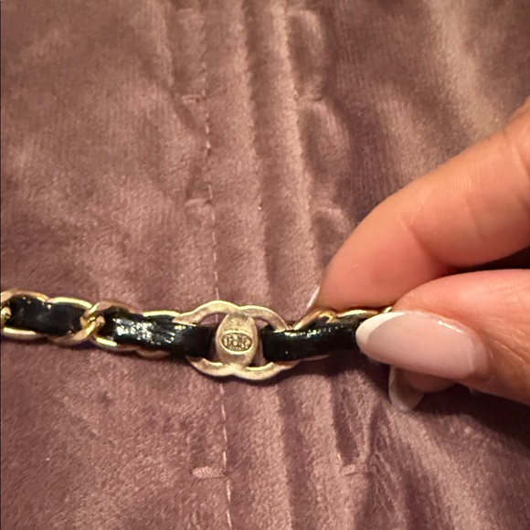 Authentic Chanel Gold and Black Choker Necklace - Picture 3 of 13
